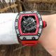 Swiss Grade 1 Richard Mille Rm055 Diamond Watch - V2 version - Red Rubber Strap (5)_th.jpg